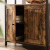 Industrial Style Storage Cabinet Cupboard Slim Unit Small Sideboard Vintage
