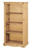 Corona Bookcase Pine Medium - Mexican Solid Wood Living Room