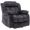 Power Massage Lift Recliner Chair Electric Armchair with Heat for Elderly Grey