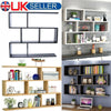 7 CUBE RECTANGLE WALL MOUNTED SHELVES FLOATING SHELF BOOKCASE HANGING BOOKSHELF