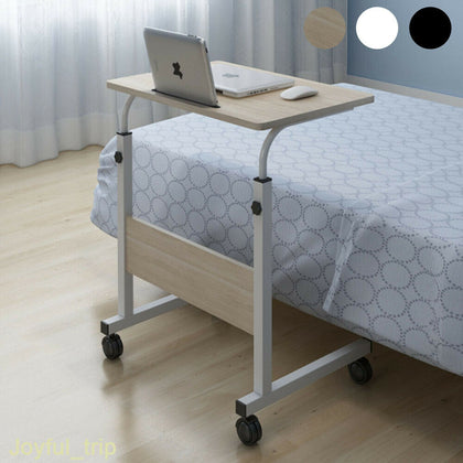 Adjustable Height Computer Desk Movable Bedside Lifting Laptop Table Stand Desks