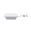 White Solar Powered Practical Modern Outdoor Garden Wall Fence LED Gutter Light
