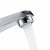 UK Modern Bathroom Taps Basin Sink Mono Mixer Chrome Cloakroom Tap with 2 Hoses.