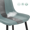 Mondeer Dining Chairs Set 2/4/6 Fabric Upholstered Seat Metal Legs Dining Room