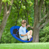 40'' Children Hanging Rope Round Nest Tree Swing Seat Kids Outdoor Garden Toys