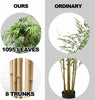 150CM Artificial Tree Realistic Fake Bamboo Plant In/Outdoor Decoration W/ Base
