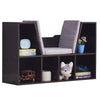 Bookcase Storage Reading Seat Unit Kids Adults Six Cubes Organiser Relaxation