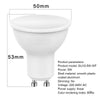 NEW 5W GU10 LED SPOTLIGHT WARM WHITE & COOL WHITE SPOTLIGHT BULBS ENERGY SAVING