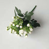 36 Heads Artificial Silk Flowers Bunch Wedding Home Grave Outdoor Bouquet UK