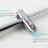 Adjustable Strong Chrome Shower Head Riser Rail Clamp Bracket Holder 19-25mm