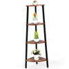 4 Tier Corner Shelf Storage Rack Organiser Ladder Display Bookshelf Office Home