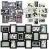 Large Multi Aperture Collage Picture Frame Holds 9/11/18 Photos 6x4 Wood Look