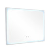 Illuminated LED Bathroom Mirror with Touch Switch Demister 3X Magnifier Lights