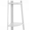 White 5 Tier Tall Corner Shelf/Shelving Unit Display Stand Home Bathroom/Loung