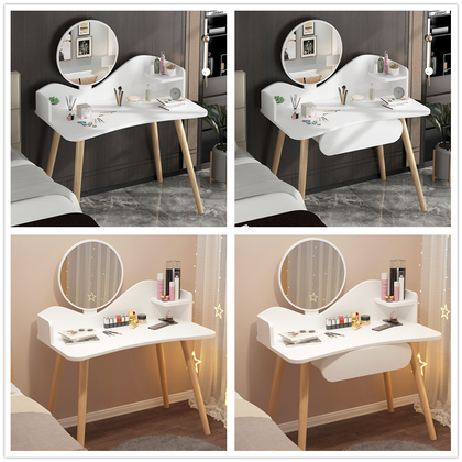 White Computer Desk Home Office Dressing Table Study Writing Desk With Drawer UK