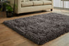 SMALL - X LARGE DAZZLE SPARKLE GLITTER SPARKLY 6.5cm LONG SHAGGY SILKY PILE RUG