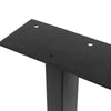 2x Industrial Table Legs Metal Box Shape Dining/Bench/Coffee Desk Leg