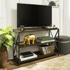 Industrial Console Table Hallway Furniture 3 Tier Bookcase Display Unit Metal