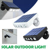 LED Solar Powered PIR Motion Sensor Lamp Outdoor Garden Security Wall Lights UK