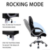 Ergonomic High Back Black Office Chair Gas Lift Swivel PU Leather Chrome Base