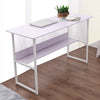 White Computer Desk Writing Corner PC Table Laptop Home Office Workstation
