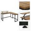 L-shaped Computer Desk Corner PC Desk Writing Study Table Workstation Industrial