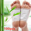 100X Sole Kinoki Detox Foot Patch Pad Body Toxins Feet Slimming Cleansing Herbal