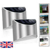 Solar Fence Lights Solar Garden Lights Outdoor LED Lights Solar Powered Wall ...