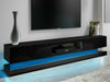 Modern 180cm TV Unit Cabinet TV Stand - Matt Body & High Gloss Doors LED Light