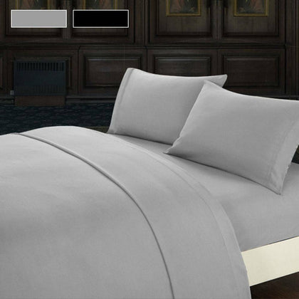 100% EGYPTIAN COTTON DUVET QUILT COVER SET SINGLE DOUBLE KING SIZE BED SHEETS