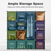 16 Cube Modular DIY Plastic Wardrobe Cupboard Cabinet Organizer Storage Shelves