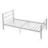 Single Double Bed Metal Frame 3ft 4ft6 Bedroom Furniture with Sprung Mattress