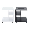 Printer Stand Rolling Cart Desk Side Wheels CPU Stand Drawer 2Tier Shelf Storage