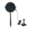 2W 190L/H Garden Solar Water Feature Fountain Pump Panel Kit Pool Pond Aquarium
