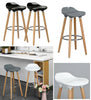 2 x Breakfast Bar Stools Bar Chairs Kitchen Breakfast Stools Wooden Legs