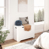 Mondeer White Storage Chest w/ Lid Large Capacity Multi-Purpose Organiser White