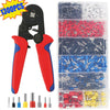 1300PCS Bootlace Crimping Tool Ferrule Crimper Kit Cord End Ratchet 0.25-10mm²