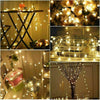 LED Solar/Battery Garden Fairy String Lights Wedding Party Outdoor Indoor Decor