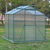 Heavy Duty Aluminium Frame Walk-In Greenhouse Polycarbonate Panel Plant House