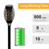 1PC 12 LED Solar Flickering Flame Effect Torch Stake Dancing Garden Light Lamp