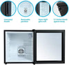 48L Cookology Black Table Top Mini Fridge & Ice Box Freezer, Beer & Drinks Coole