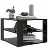 Coffee Table Black 60x60x40 cm Chipboard Living Room Quality Unit