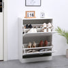 2 Drawer Shoe Storage Cabinet Cupboard Rack Shelf Footwear Organiser Shoes Stand