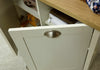 Cream Oak Shoe Storage Cabinet 2 Door Cupboard Two Tone Hallway Unit Lancaster