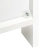Mondeer 4 Drawers Bathroom Cabinet Wooden Chest Storage Cupboard White