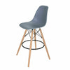Breakfast Bar Stools Home Kitchen, Pub with Wooden Legs - 11 colors