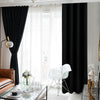 46x72 inch Blackout Velvet Curtains Eyelet Ring Top Ready Made Lined Pair