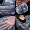 100 X Disposable Waterproof Apron Gown Polythene Adult Plastic Aprons Kitchen UK