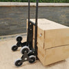Details about 150kg Heavy Duty 6 Wheel Stair Climber Steel Sack Truck Trolley