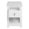 Wooden Nordic Sofa Side End Table Bedside Cabinet Nightstand with Drawer Shelf